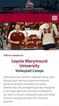 Mobile Screenshot of lmuvolleyballcamps.com